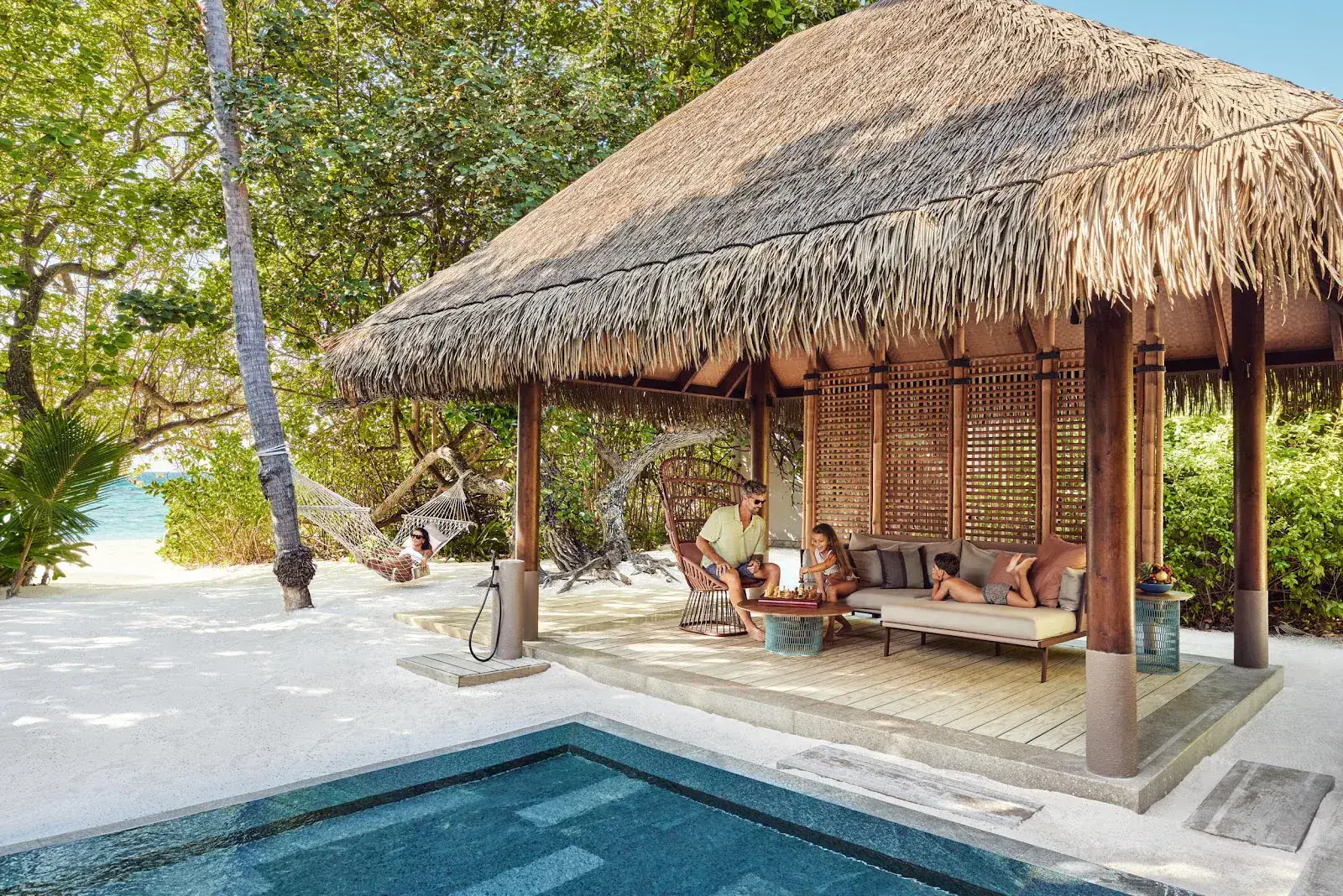 Synthetic Thatch Roofing — Laxree Roofing Solutions installation in India